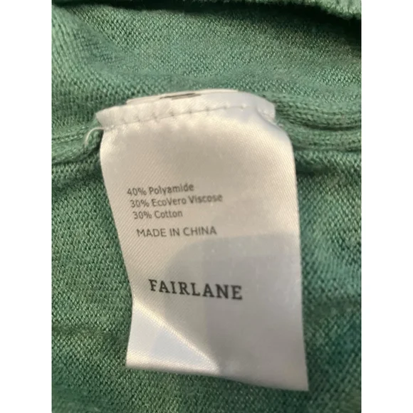 Fairlane Green Navy/White Quarter Zip Sweater XXL - Picture 6 of 7